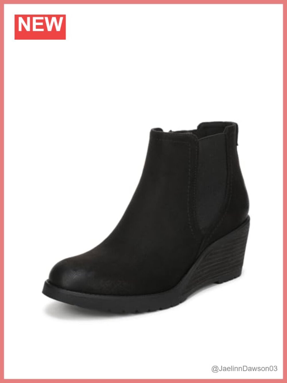 Camden Chelsea Ankle Boots Recycled Microfiber Wedge Heel Stretch Gore